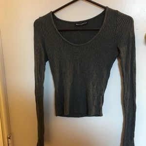 brandy melville grey long sleeve